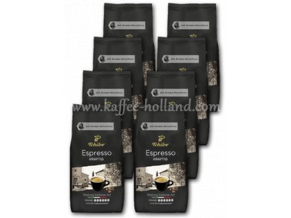 Tchibo Caffe Espresso Kräftig, zrnková káva 8x1 kg-VÝHODNÉ BALENÍ