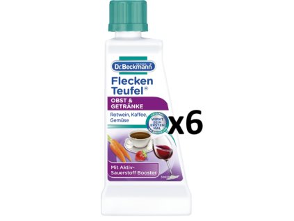 Dr. Beckmann ďáblík na odstraňování skvrn od ovoce a nápojů, 6x50 ml-VÝHODNÉ BALENÍ