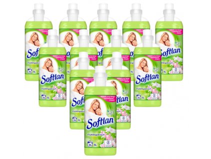 Softlan 3D Ultra aviváž s vůní jarní svěžesti 1l, 45 PD 1 - 12 ks-VÝHODNÉ BALENÍ