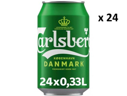 Carlsberg světlé pivo 4,6%, 24x0,33l-VÝHODNÉ BALENÍ