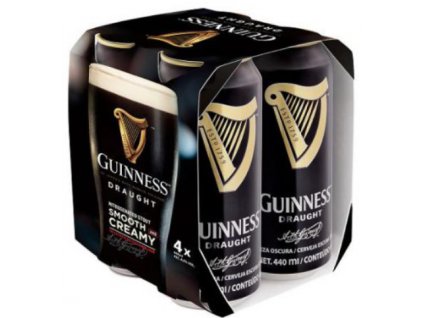 Guinness pivo 4,2%, 4x440 ml-VÝHODNÉ BALENÍ