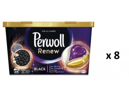 Perwoll Renew & Care Caps na tmavé prádlo, 8x19 dávek-VÝHODNÉ BALENÍ