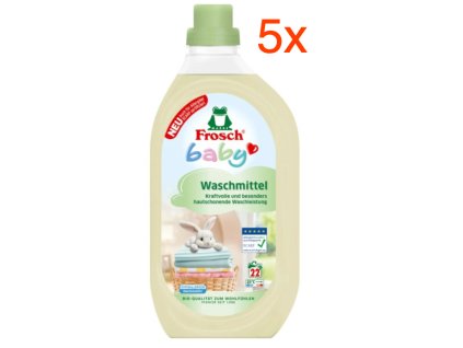 Frosch Baby gel na praní Sensitiv 5x22 dávek- VÝHODNÉ BALENÍ