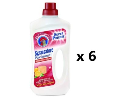 Chanteclair odmašťovací čistič na podlahy Marsiglia e Limone 6x750 ml- VÝHODNÉ BALENÍ
