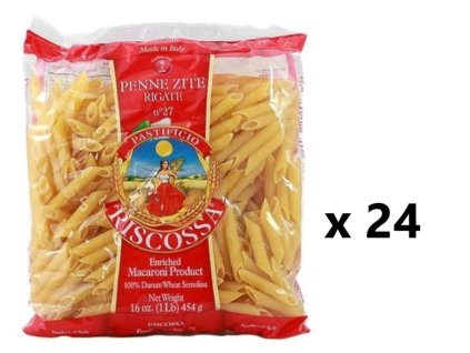 Riscossa Penne Zite Rigate No. 27,  24x500 g - VÝHODNÉ BALENÍ
