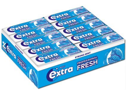Wrigleys Extra Professional Fresh Strong Mint žvýkačky 30x10 ks - VÝHODNÉ BALENÍ