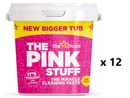 The Pink Stuff zázračná čistící pasta 12x850 g - VÝHODNÉ BALENÍ