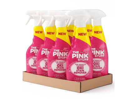 The Pink stuff zázračný odstraňovač skvrn z textilu koberců a čalounění 8x500 ml - VÝHODNÉ BALENÍ
