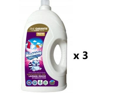 WaschKönig XX Universal prací gel, levandule 3x166 dávek - VÝHODNÉ BALENÍ