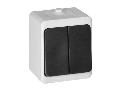 Vypínač na světlo AQUATIC MINI IP54 bílá/černá