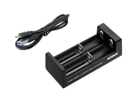 Încărcător pentru baterii 18650 2 x Li-ion 3,6V/3,7V USB XTAR MC2