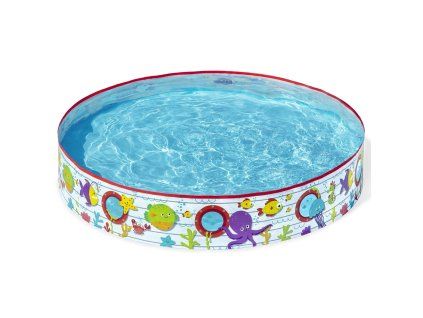 Samostoječi otroški bazen ribe 152 x 25 cm Bestway 55029