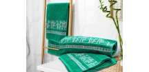 Bambusowy ręcznik BAMBOO 50x90 cm zielony, 70% włókno bambusowe | 30% bawełna