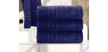 Ręcznik kąpielowy Classic 70 x 140 cm ciemnoniebieski, 100% bawełna