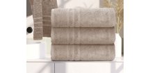Ręcznik Classic 70 x 140 cm beżowy, 100% bawełna