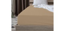 Jersey plahta bež 200 x 220 cm