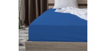 Jersey plahta tamno plava 200 x 220 cm