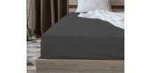 Jersey plahta tamno siva 200 x 220 cm