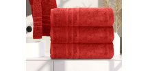 Ručnik Comfort 70 x 140 cm crvena, 100% pamuk