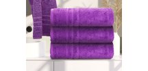 Ručnik Comfort 70 x 140 cm ljubičasta, 100% pamuk