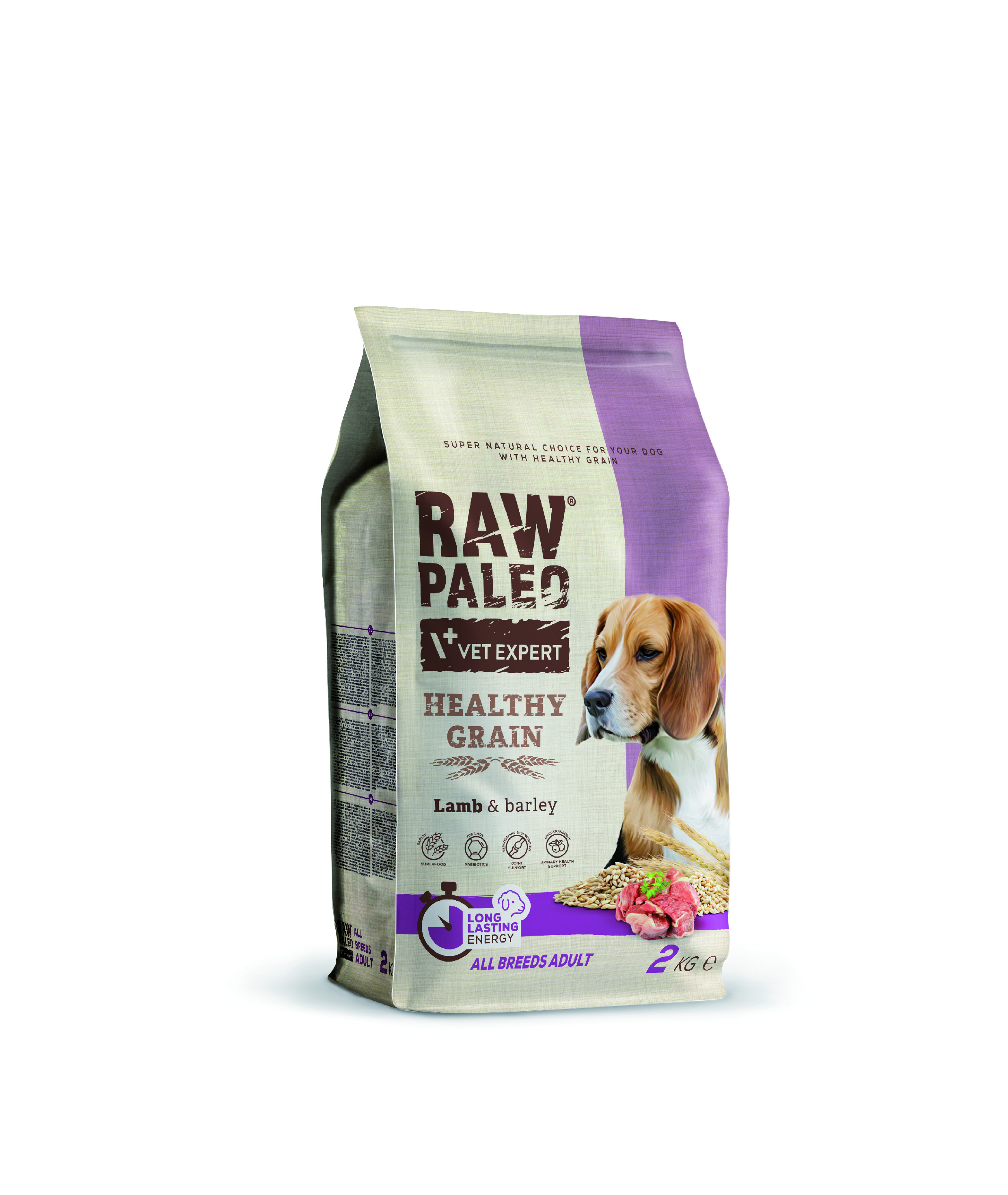 RAW PALEO HEALTHY GRAIN ADULT LAMB - suché granule s jehněčím masem pro dospělé psy
