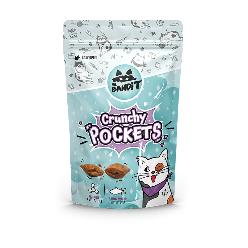 Mr.Bandit Crunchy Pockets tuňák 40 g