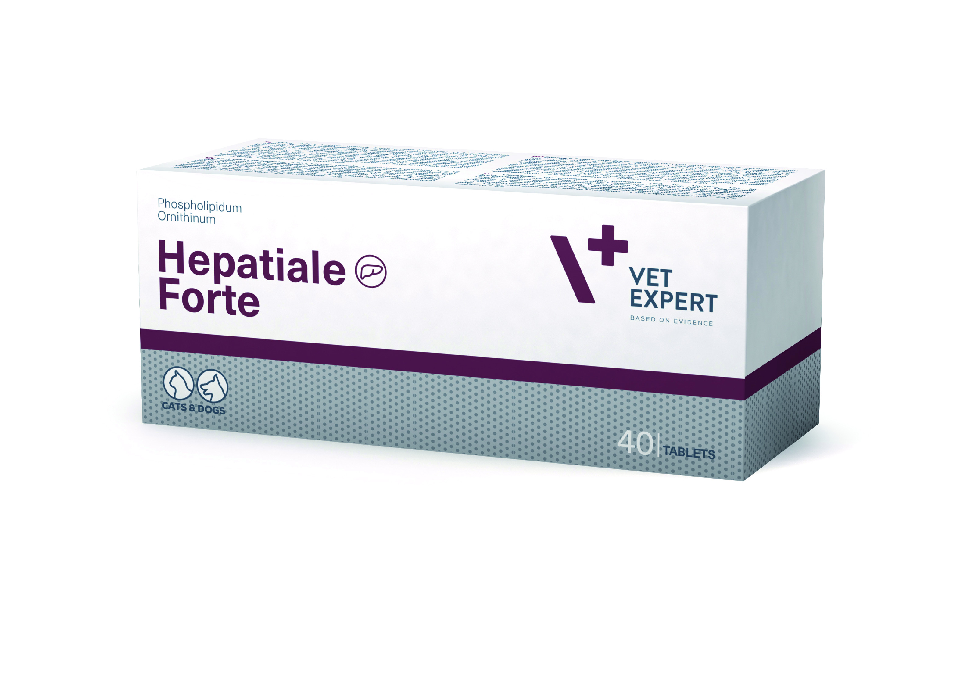 Hepatiale Forte 40 tablet - přípravek podporující funkci jater pro psy i kočky