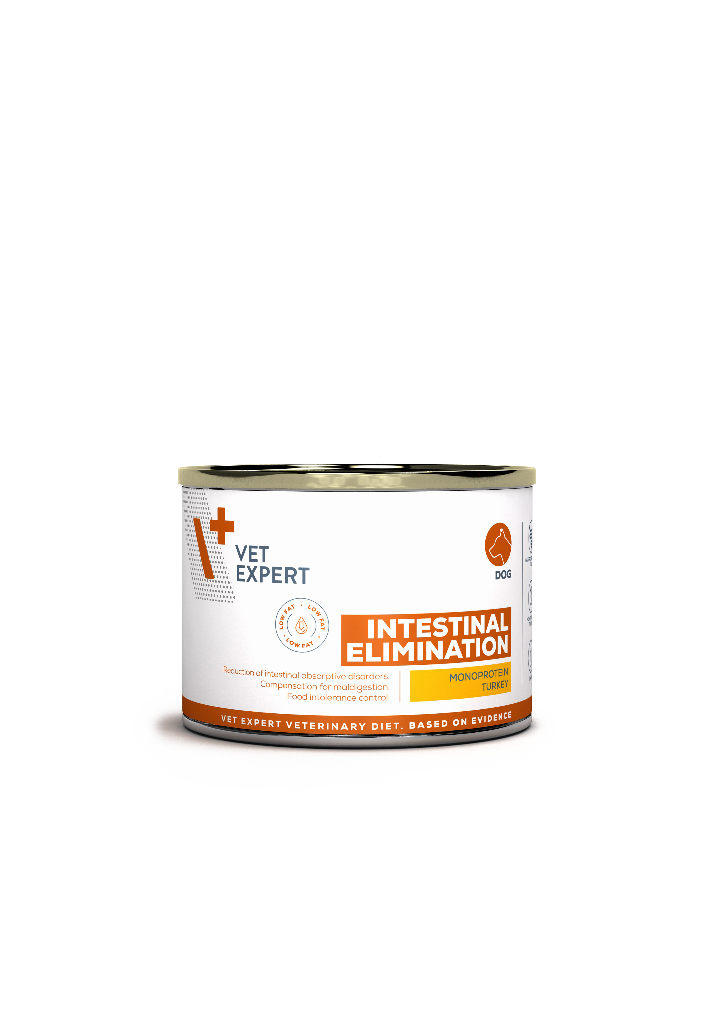 VET EXPERT INTESTINAL ELIMINATION LOW FAT – lehce stravitelné vlhké veterinární krmivo pro psy s gastrointestinální poruchou
