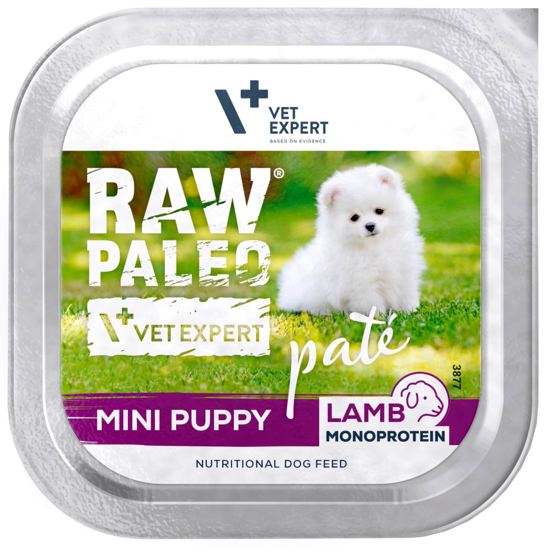 RAW PALEO PATÉ MINI PUPPY LAMB - paštika z jehněćího masa pro štěňata 150 g