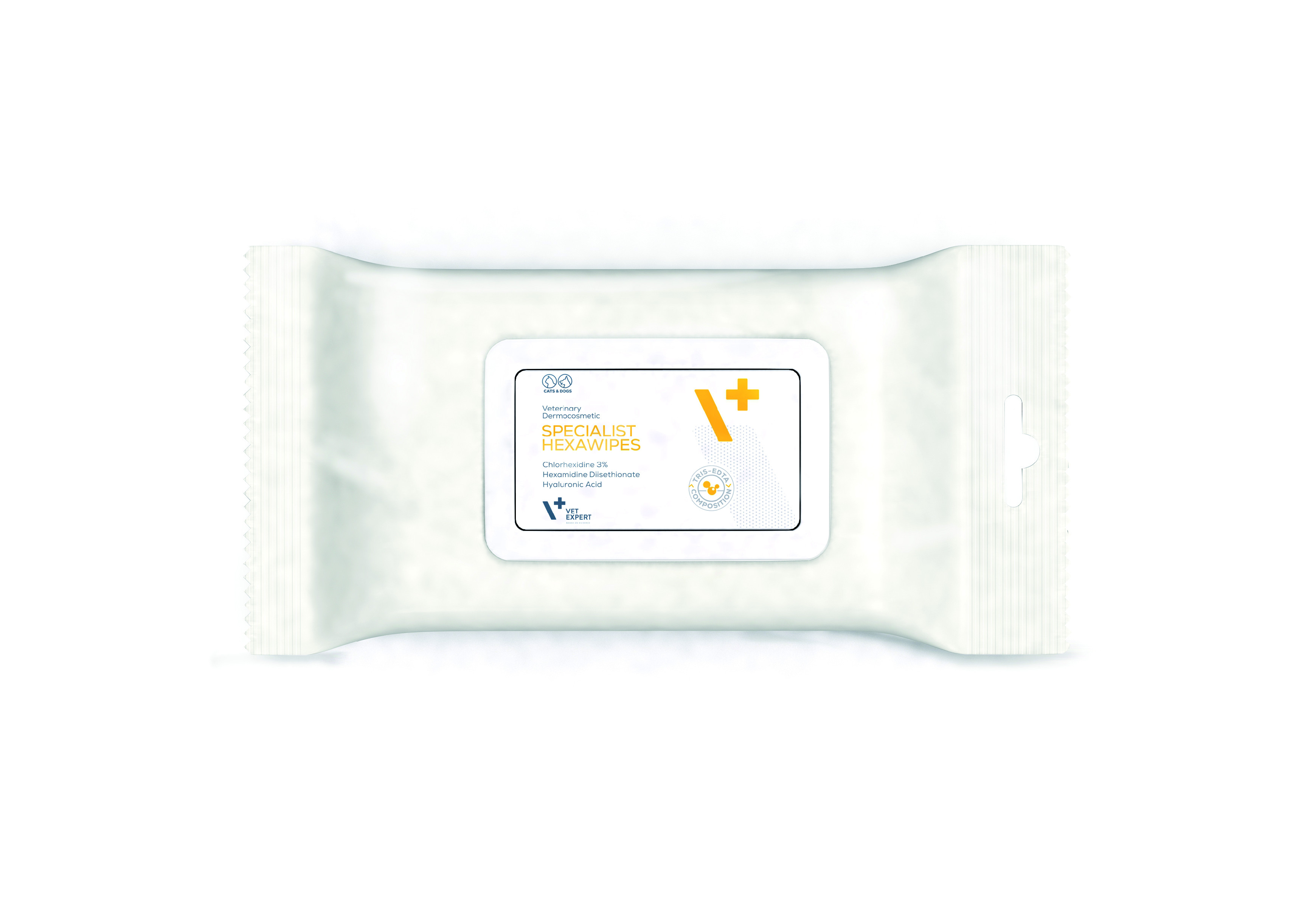 SPECIALIST HEXAWIPES – ubrousky s chlorhexidinem pro psy a kočky 40 ks