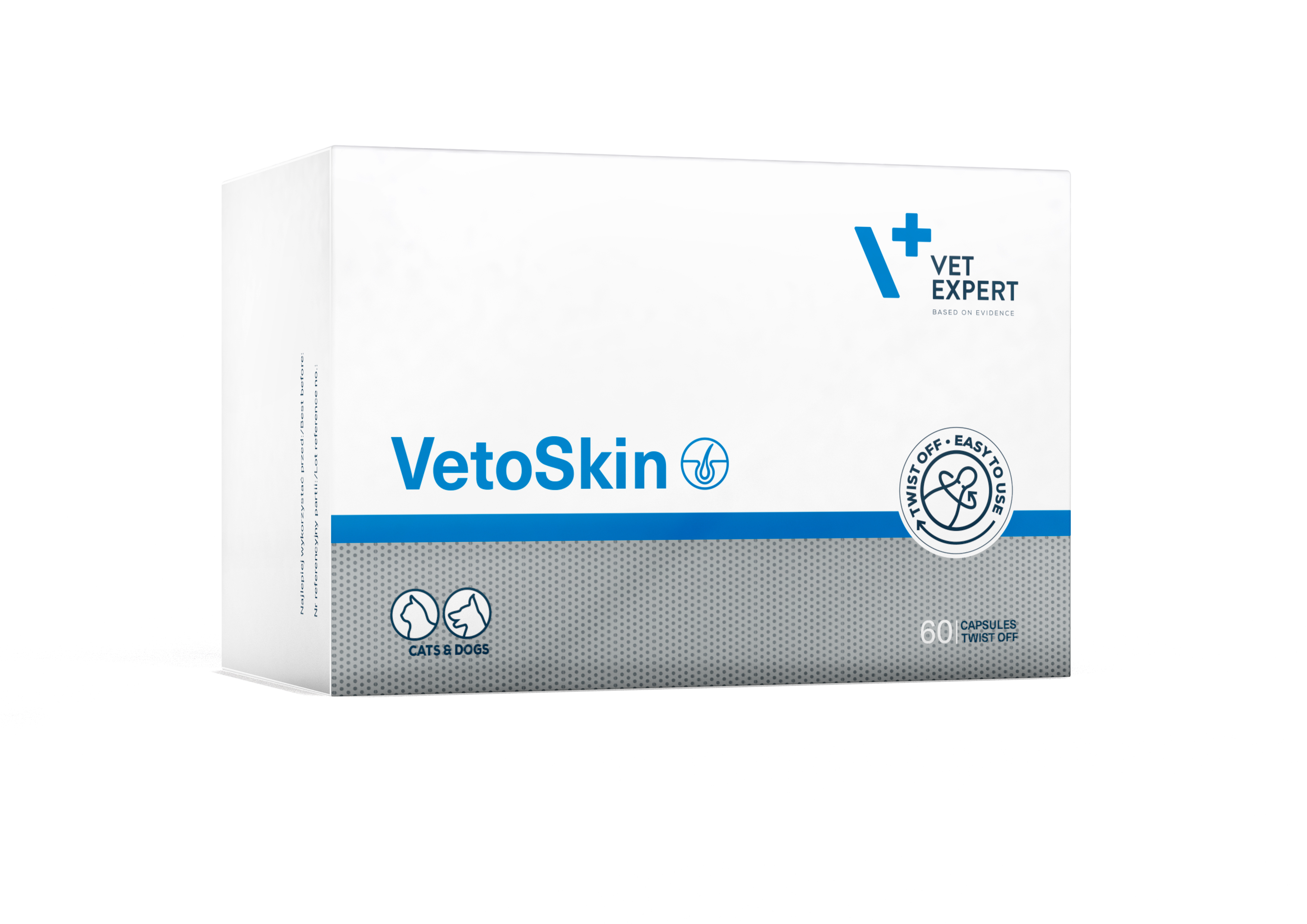 VetoSkin - přípravek na kůži a srst pro psy a kočky 60,90 kapslí (TWIST OFF)