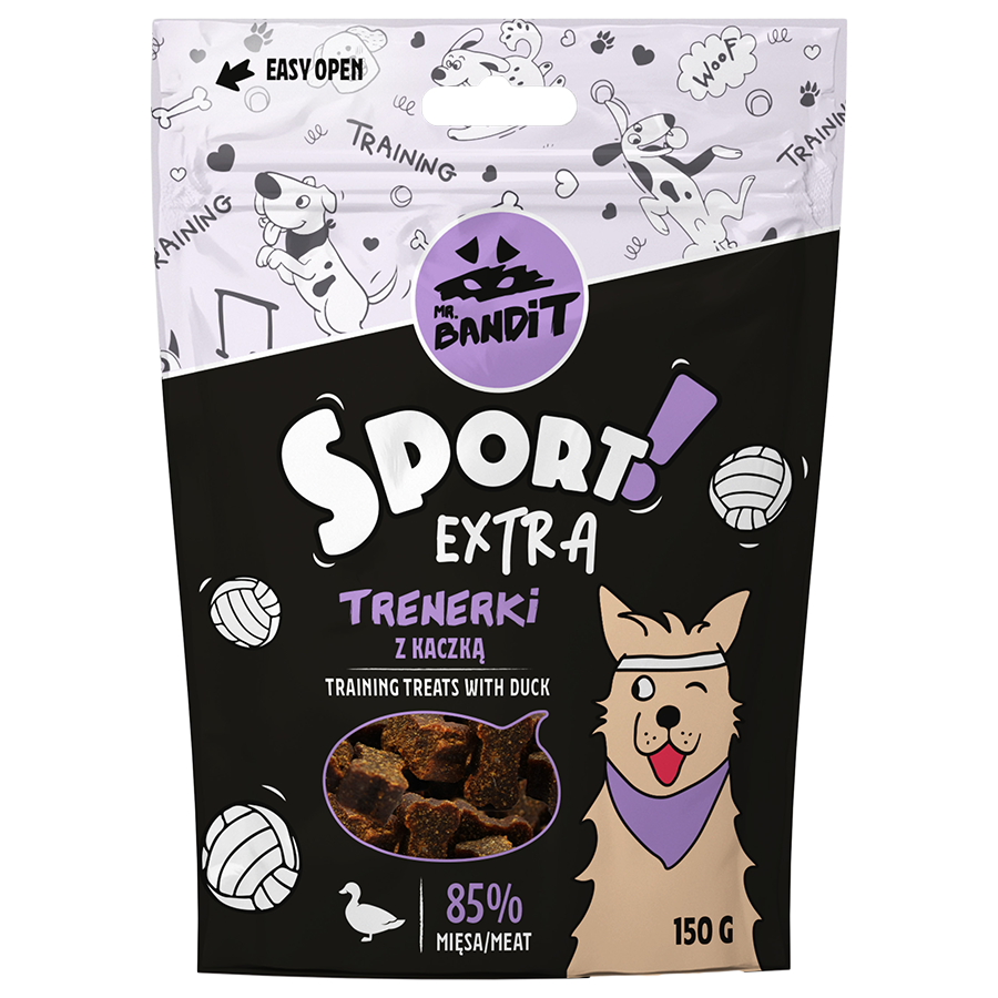 Mr.Bandit SPORT EXTRA - tréninkové pamlsky s příchutí kachního masa 150 g
