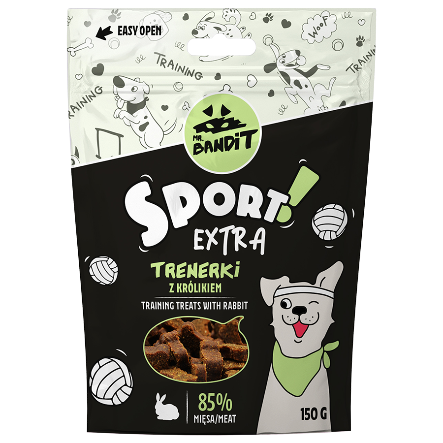 Mr.Bandit SPORT EXTRA - tréninkové pamlsky s příchutí králičího masa 150 g