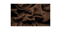 Prostěradlo mikroplyš SOFT 180x200 cm tmavě hnědé