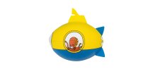 Neoprenový míč do vody SUBMARINE ø 17 cm, žlutý
