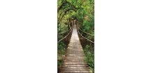 Fototapeta na dveře JUNGLE BRIDGE 86x200 cm
