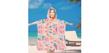 Dětské pončo SWEETIE růžové 60x90 cm
