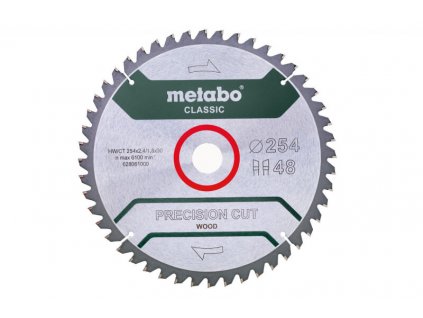 Metabo Pilový kotouč "Precision Cut Wood - Classic", 254x30, Z48 WZ 5°neg. 628061000