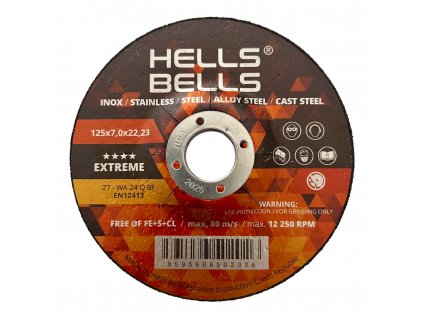Brusný kotouč Hells Bells EXTREME 27-125x7,0x22,2 (HBX12570)
