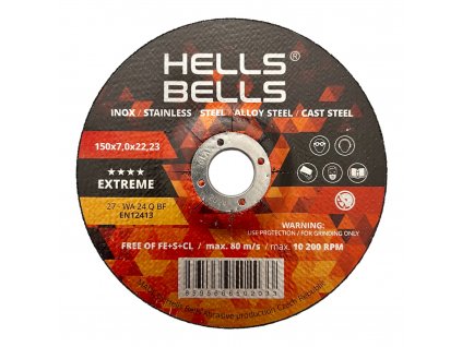 Brusný kotouč Hells Bells EXTREME 27-150x7,0x22,2 (HBX15070)