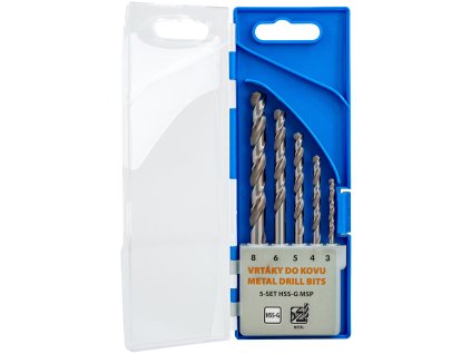 Narex Sada vrtáků do kovu 5-SET HSS-G MSP (65405599)